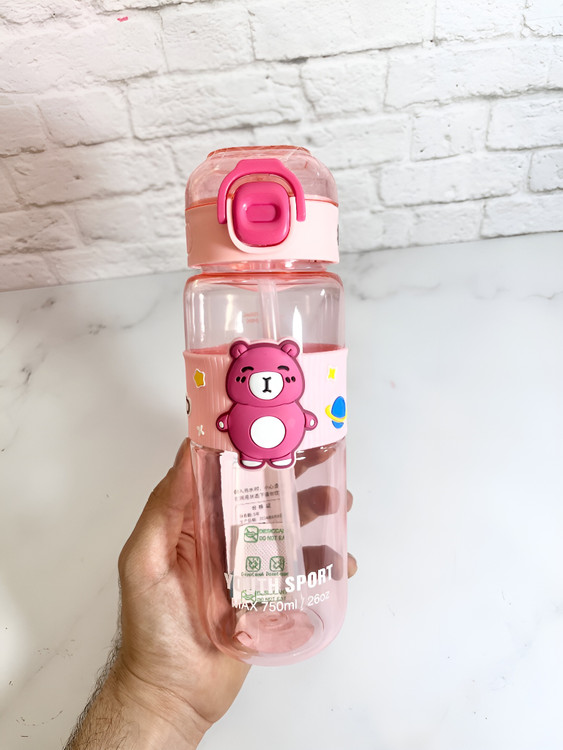 قمقمه طرح خرس مخصوص بچهها با رنگبندی شاد