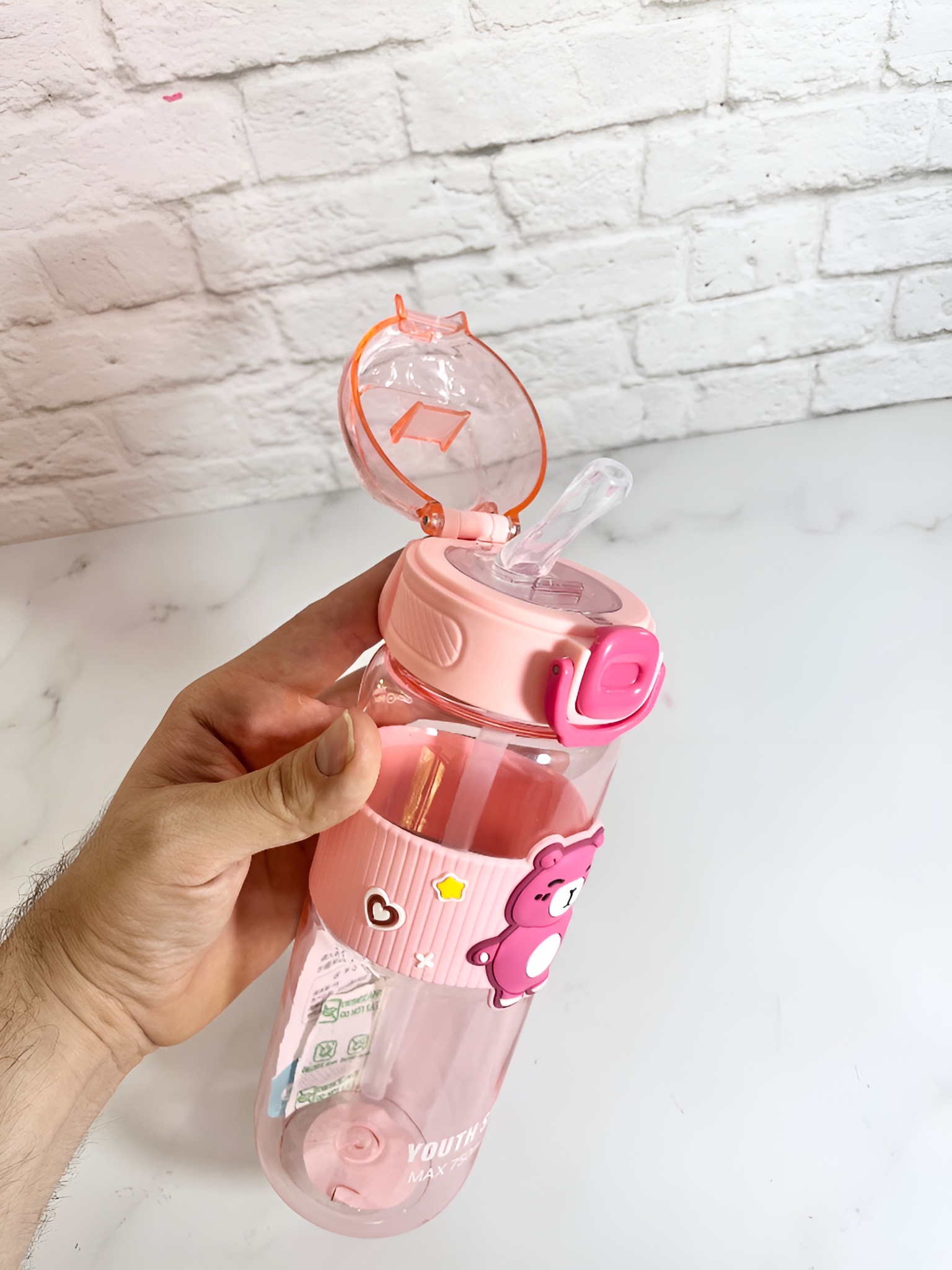 قمقمه کودک طرح خرسی با طراحی فانتزی