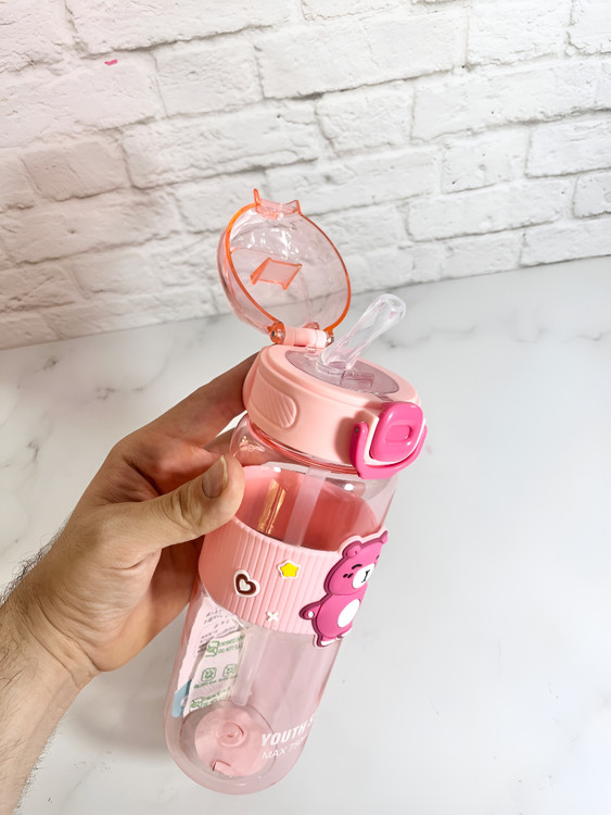 قمقمه کودک طرح خرسی با طراحی فانتزی