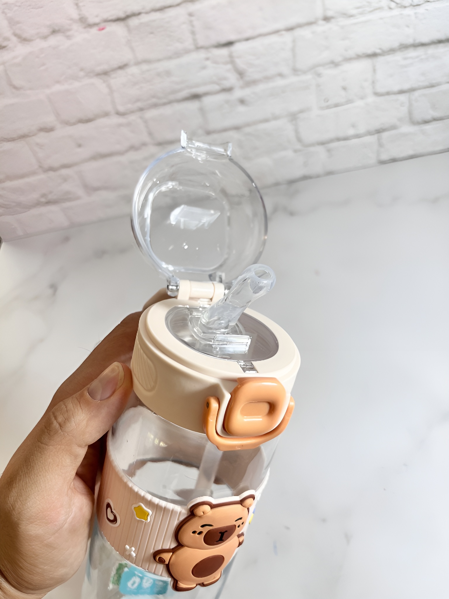 قمقمه کودکانه طرح خرسی ضد ضربه و مقاوم