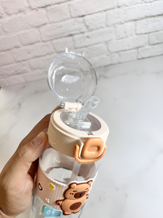 قمقمه کودکانه طرح خرسی ضد ضربه و مقاوم