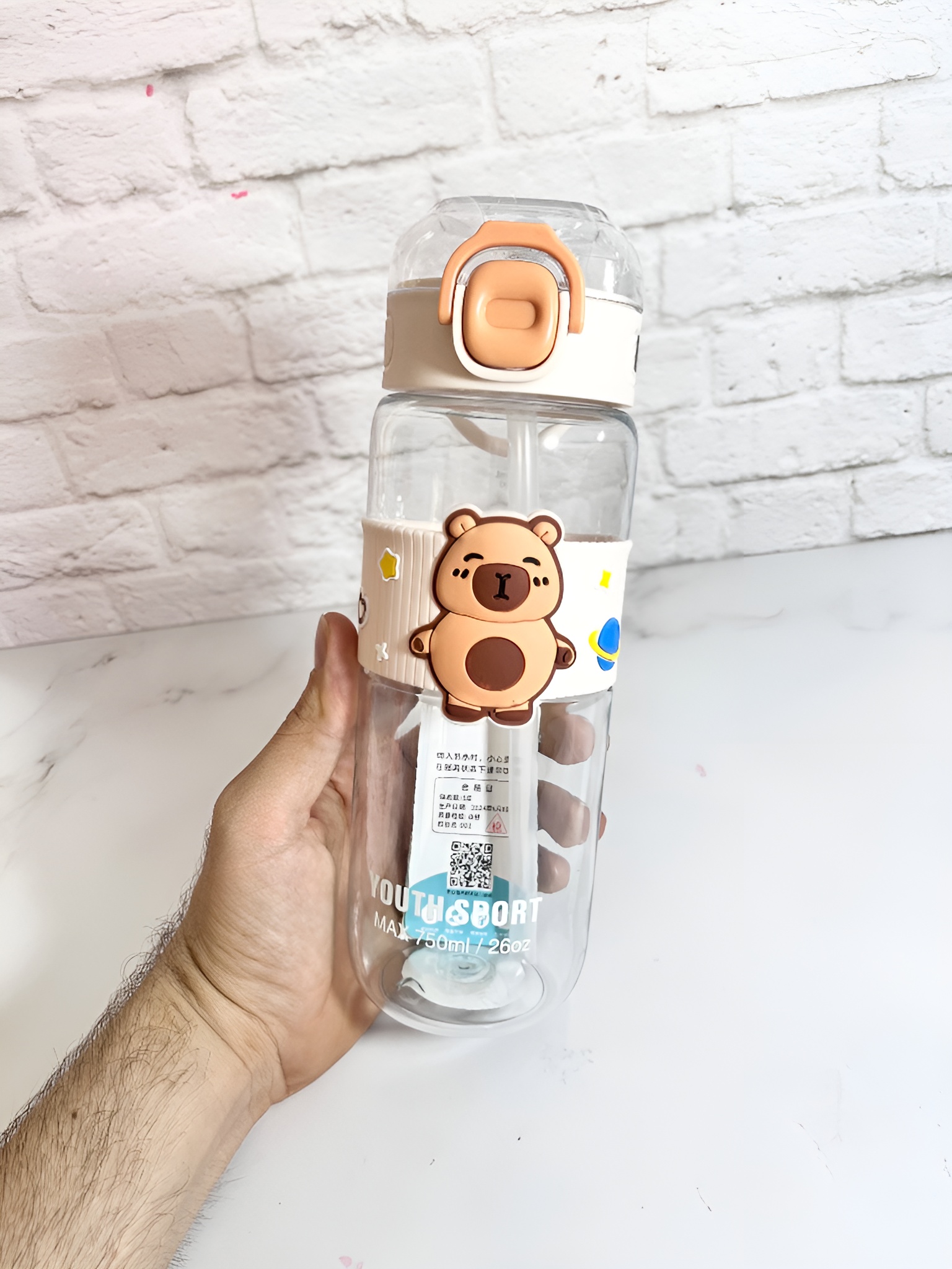 قمقمه کودکانه خرسی برای ورزش و مدرسه