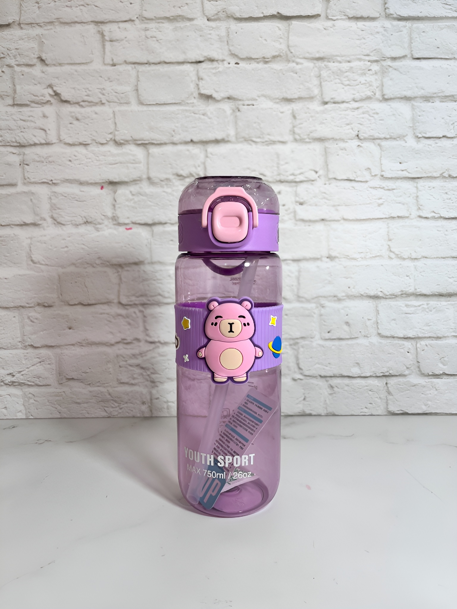 بطری آب کودک با طراحی خرس فانتزی