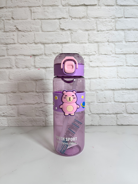 بطری آب کودک با طراحی خرس فانتزی