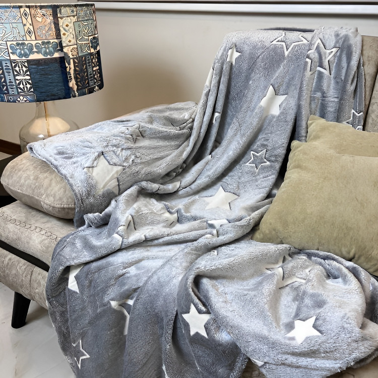 پتو نرم و لطیف ژلهای با طراحی شبنما جذاب