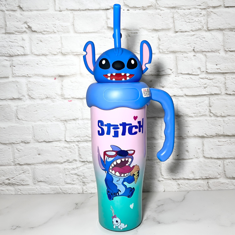 ماگ استیچ مخصوص کودکان با طراحی فانتزی و نی قابل حمل