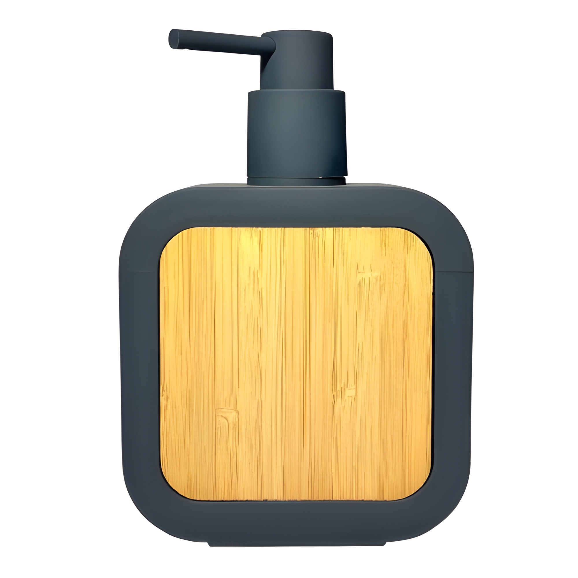 جا مایع دستشویی طرح چوب و طوسی مات