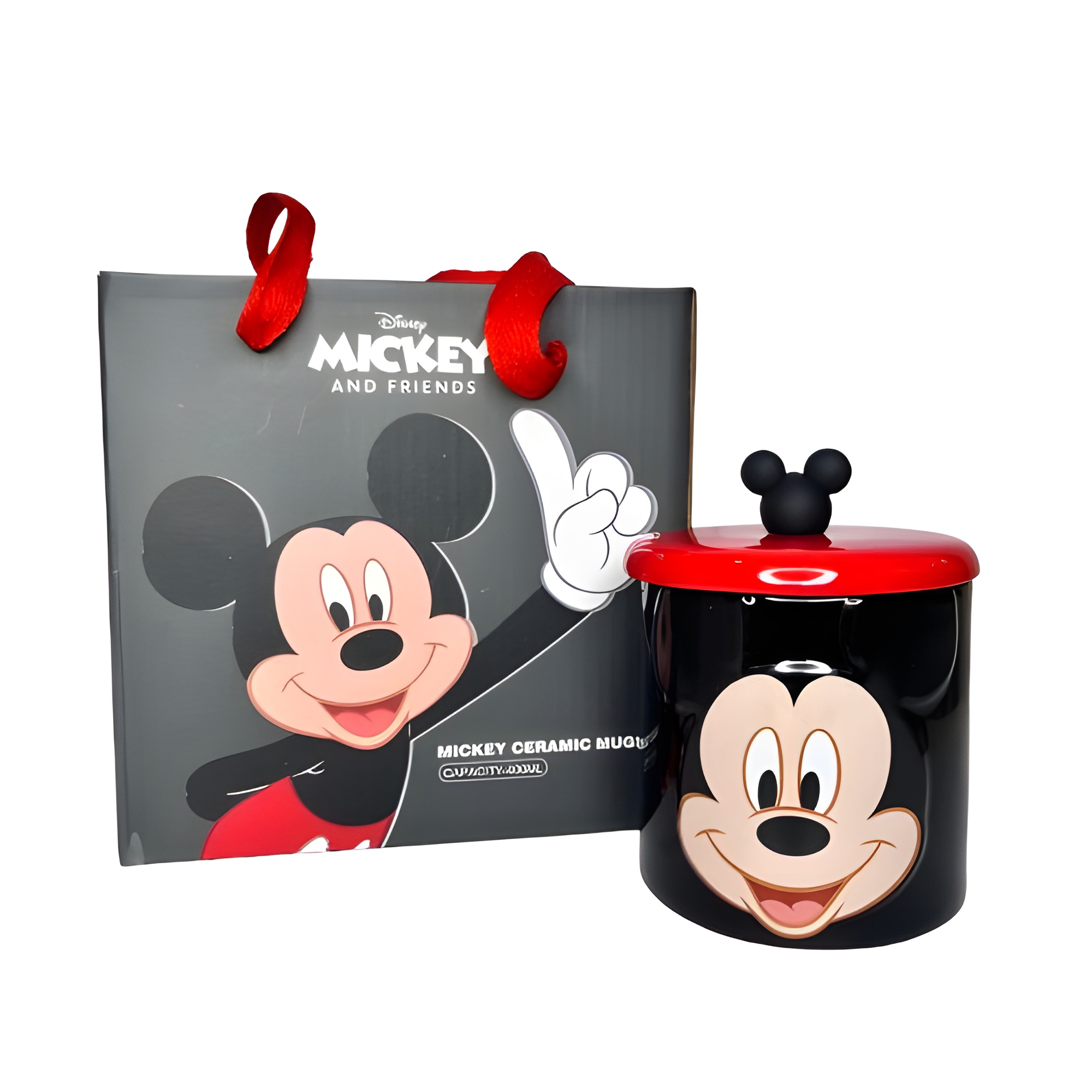 ماگ فانتزی سرامیکی با طرح میکی موس و مینی موس