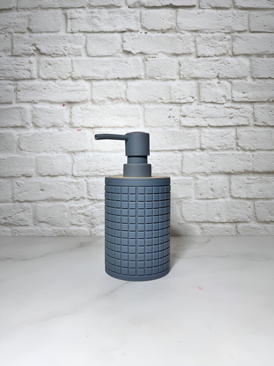 ظرف مایع دستشویی طرح بافت مربعی پمپی
