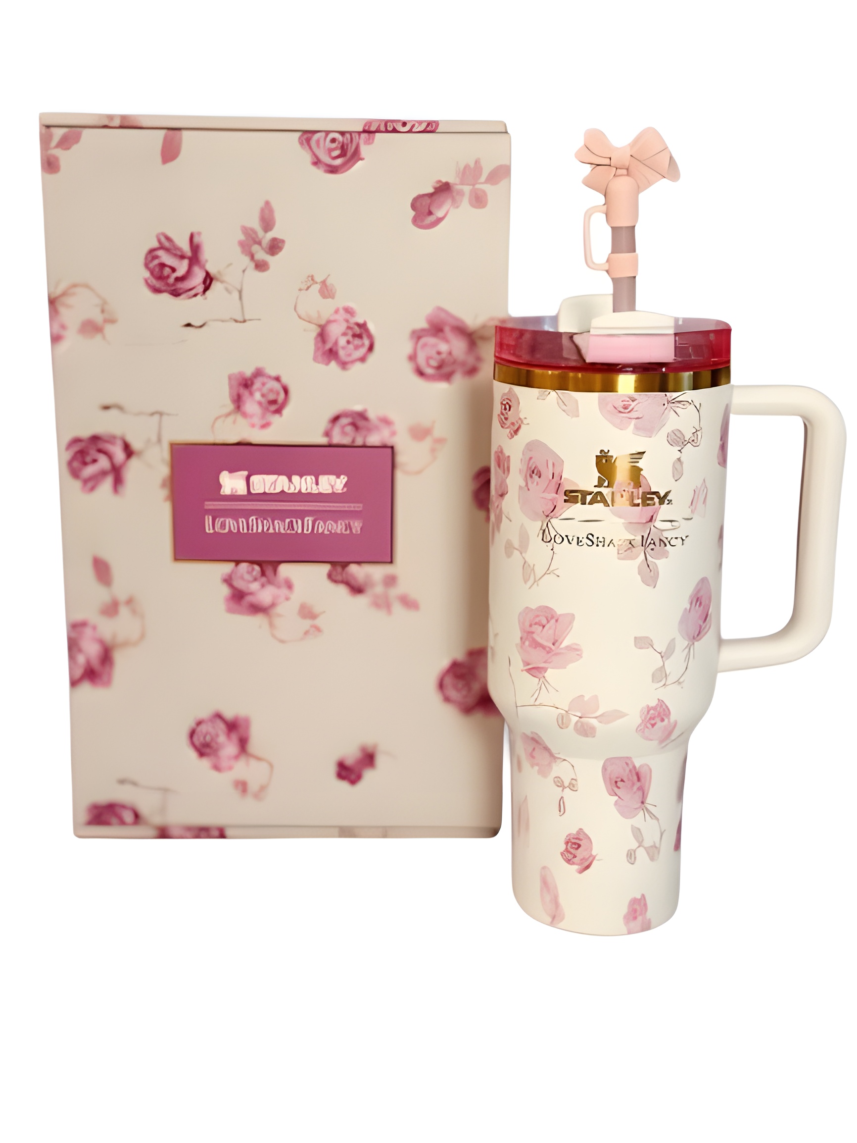 تراول ماگ استنلی Quencher سفید با جعبه کادویی شیک