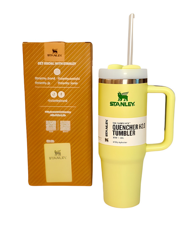 تراول ماگ استنلی Quencher سبز روشن ظرفیت 30 اونس