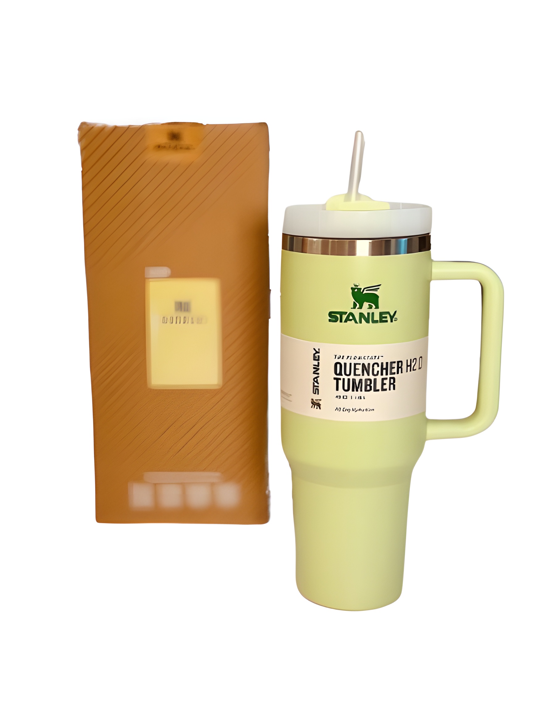 تراول ماگ استنلی Quencher سبز روشن ظرفیت ۱.۱۸ لیتر