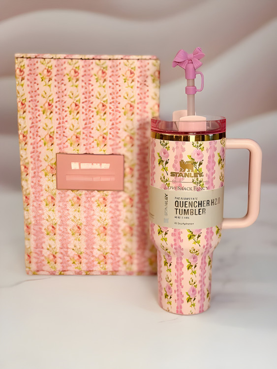 تراول ماگ استنلی Quencher صورتی با کیفیت بالا و بادوام