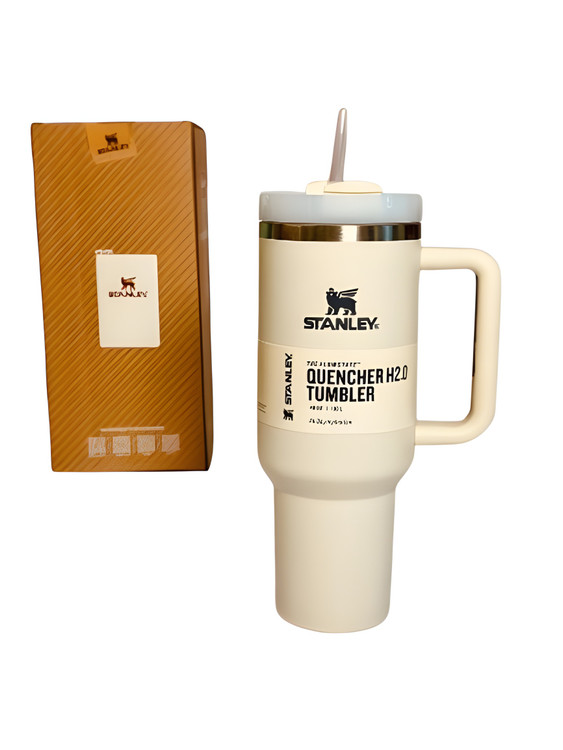 تراول ماگ استنلی Quencher سفید ظرفیت ۱.۱۸ لیتر