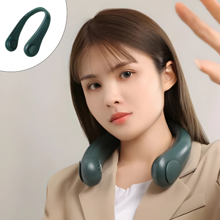 پنکه شارژی گردنی با طراحی شیک و جذاب