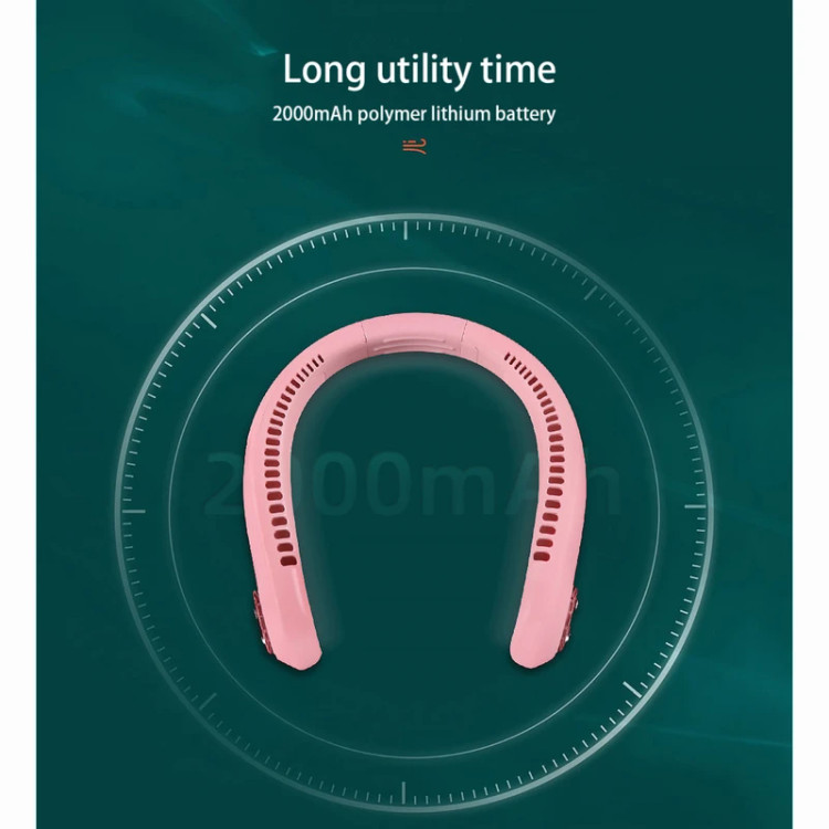 پنکه شارژی گردنی با سرعتهای مختلف باد