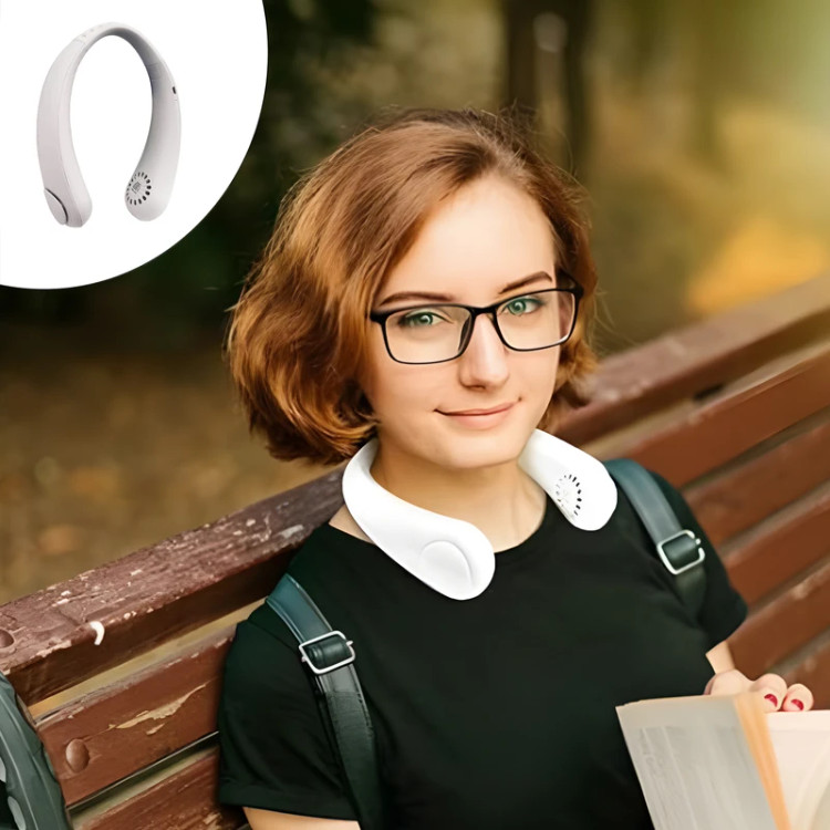 پنکه شارژی گردنی با دوام بالا و شارژ طولانی