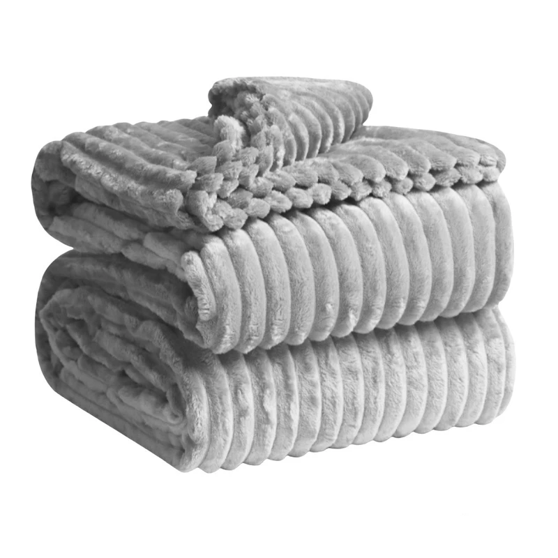 پتو دو نفره پلیسه‌ای برای دکوراسیون مدرن