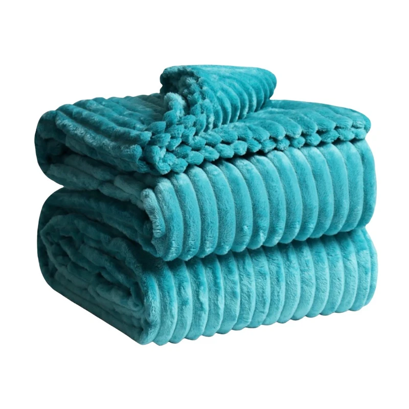 پتو تک‌رنگ پلیسه‌ای مقاوم و با کیفیت