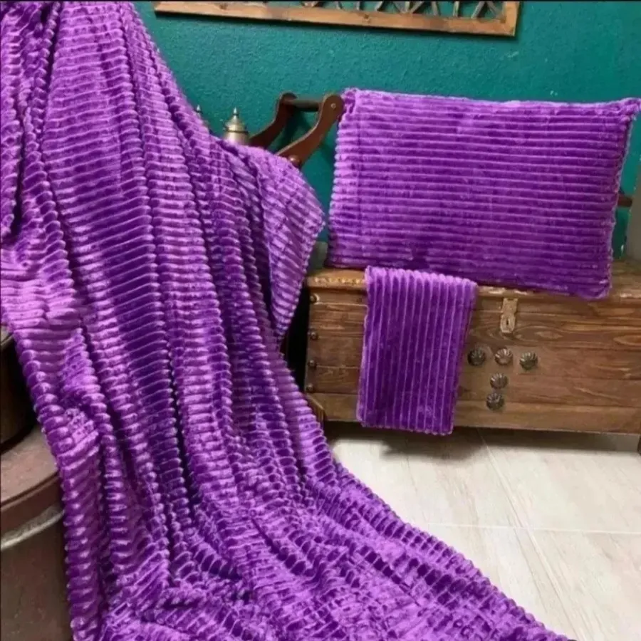 پتو ساده تک‌رنگ مقاوم و بادوام