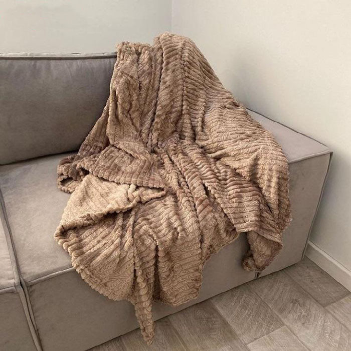 پتو تک‌رنگ ساده با دوام بالا