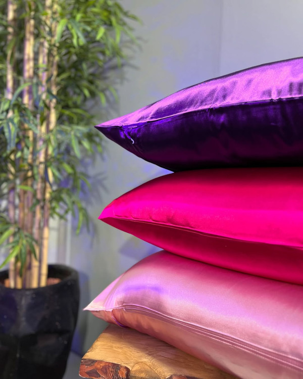 روبالشتی ابریشمی لطیف و ضد حساسیت دوتایی