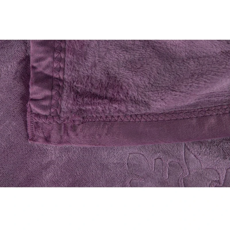 پتوی سبک ژله‌ای طرح ساده گل برجسته