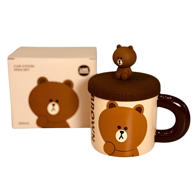 ماگ اورجینال تدی با درب سیلیکونی مقاوم