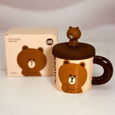 لیوان تدی فانتزی اورجینال همراه با درب سیلیکونی