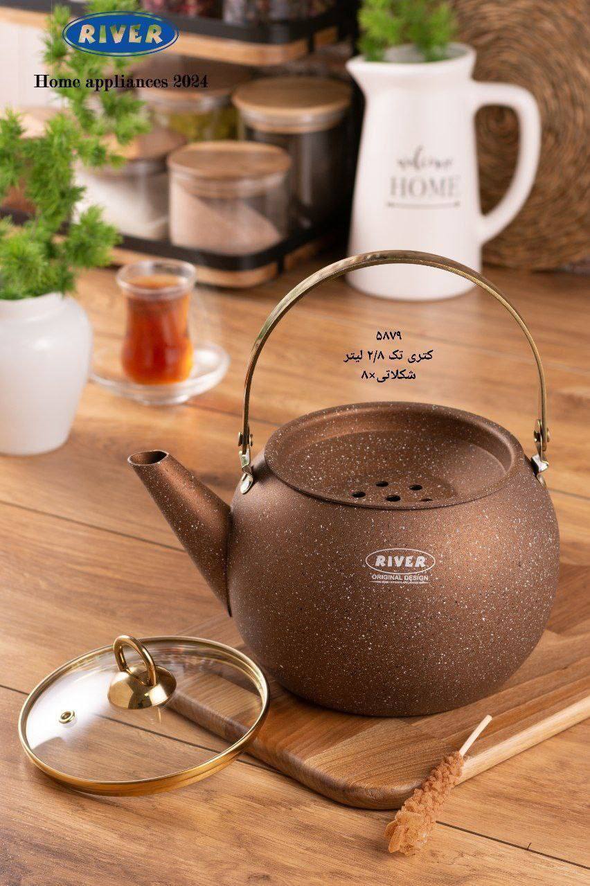 کتری تک 2.8 لیتر با بدنه آلومینیومی و پوشش گرانیت تفلون