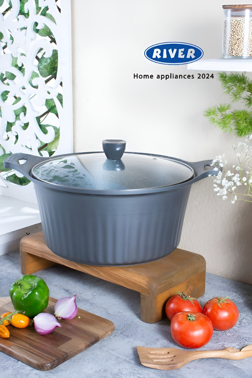 قابلمههای تک چدنی ریور (RIVER) با روکش گرانیت