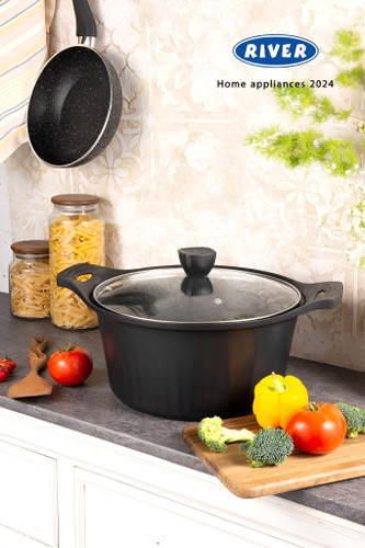 قابلمههای تک چدنی ریور (RIVER) با روکش گرانیت