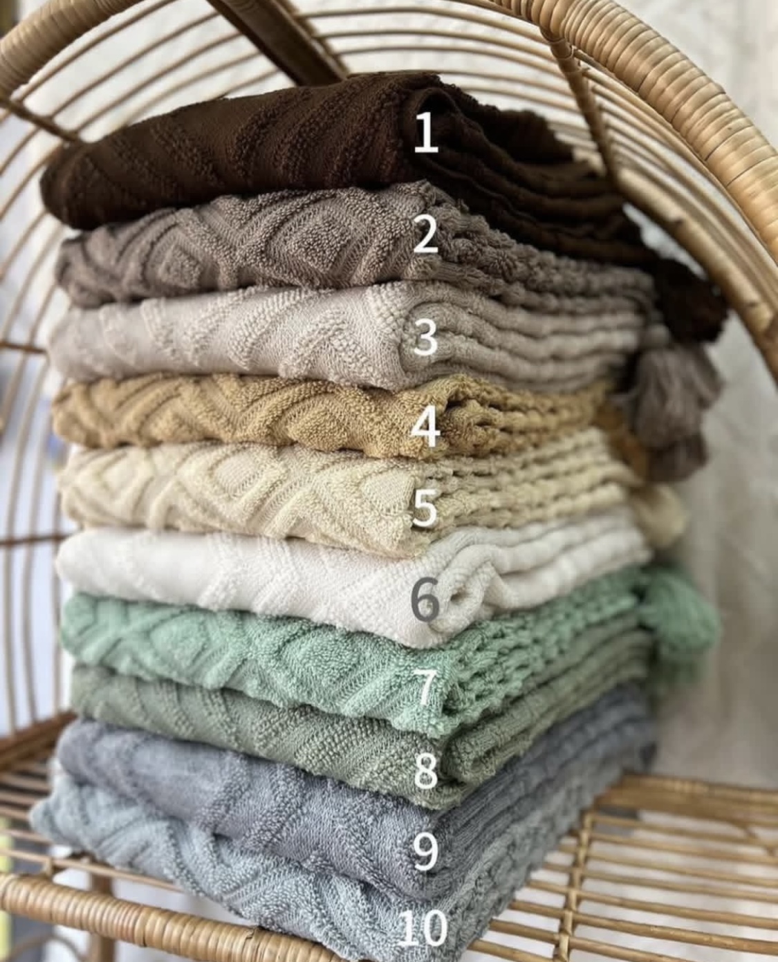 شال مبل بافتی طرح لوزی سایز 170×140 سانتیمتر