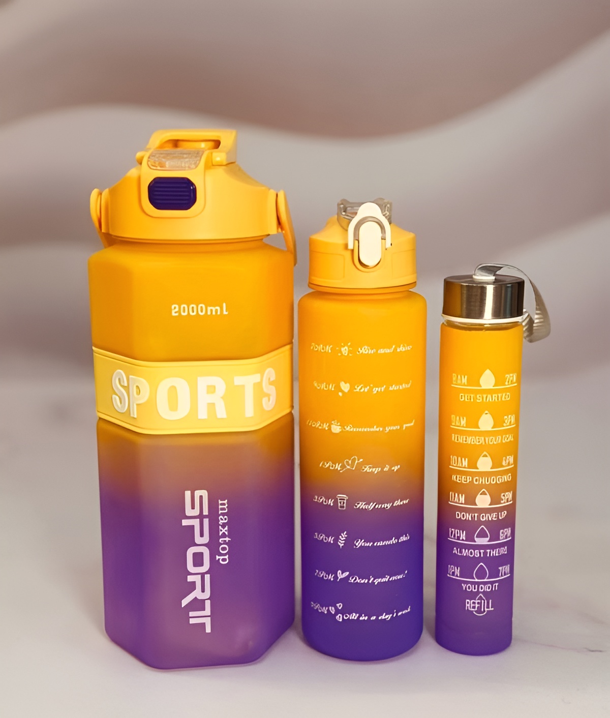 ست قمقمه ورزشی Refill سبک و مقاوم