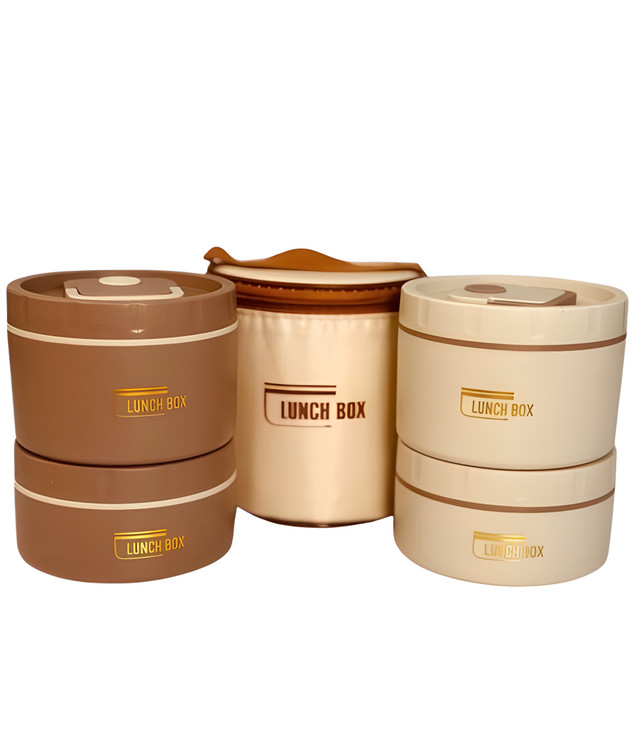 ظرف غذا دو تکه استیل مناسب نگهداری و حمل غذا