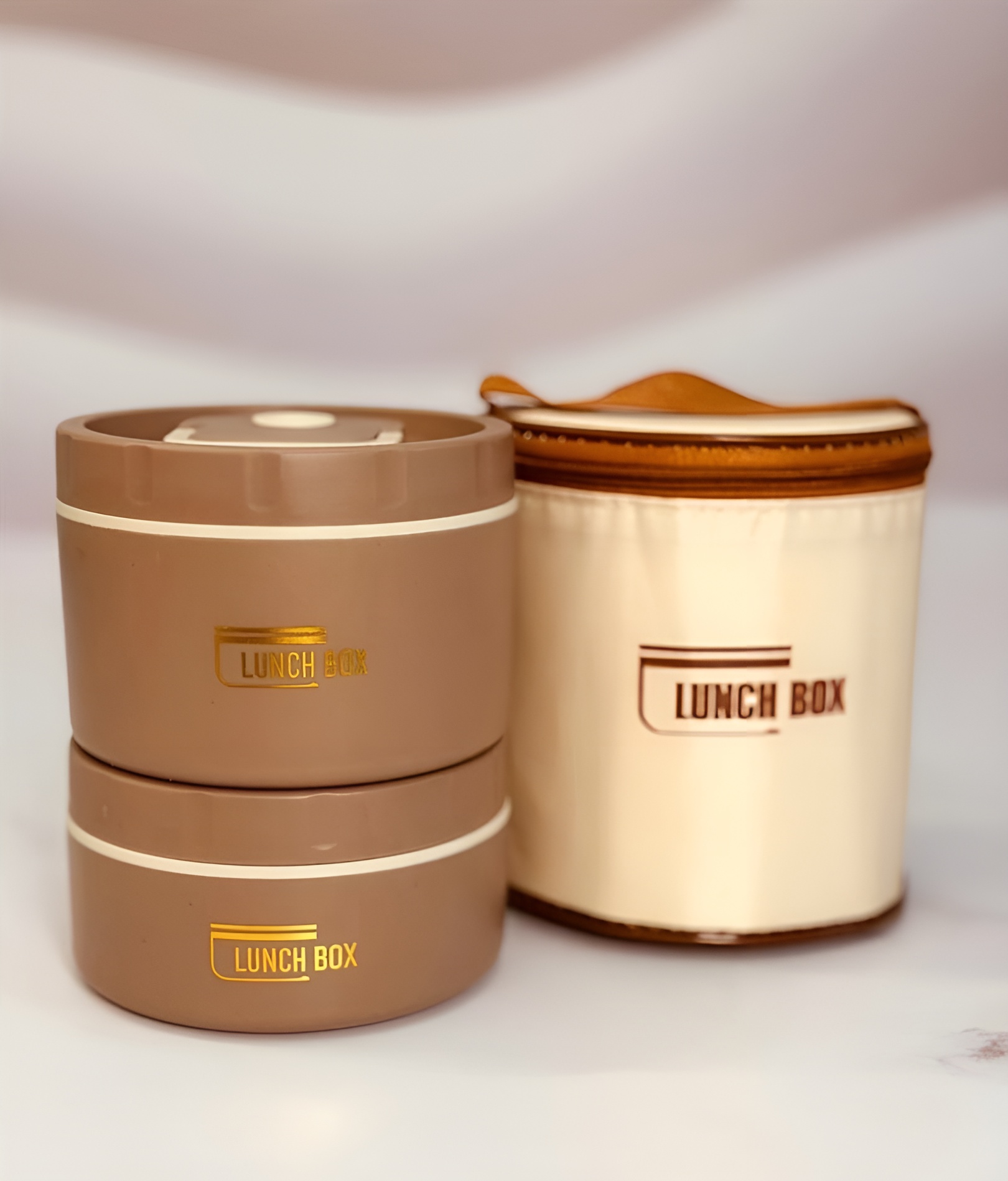 ظرف استیل دو تکه مناسب محل کار و مدرسه