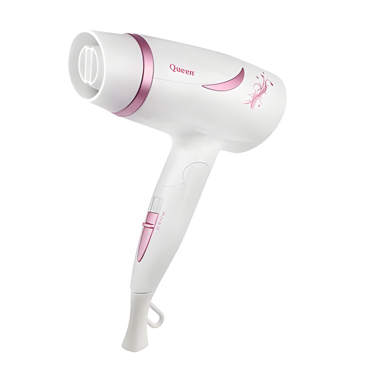 سشوار کویین 1600 وات مدل HD360 مناسب استفاده روزانه و مسافرتی