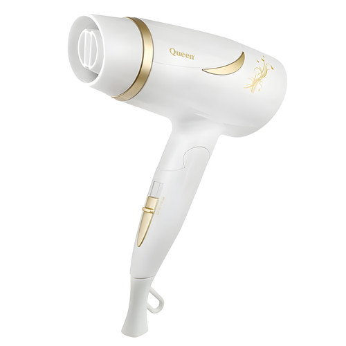 سشوار مسافرتی کویین 1600 وات مدل HD360 سبک و کاربردی