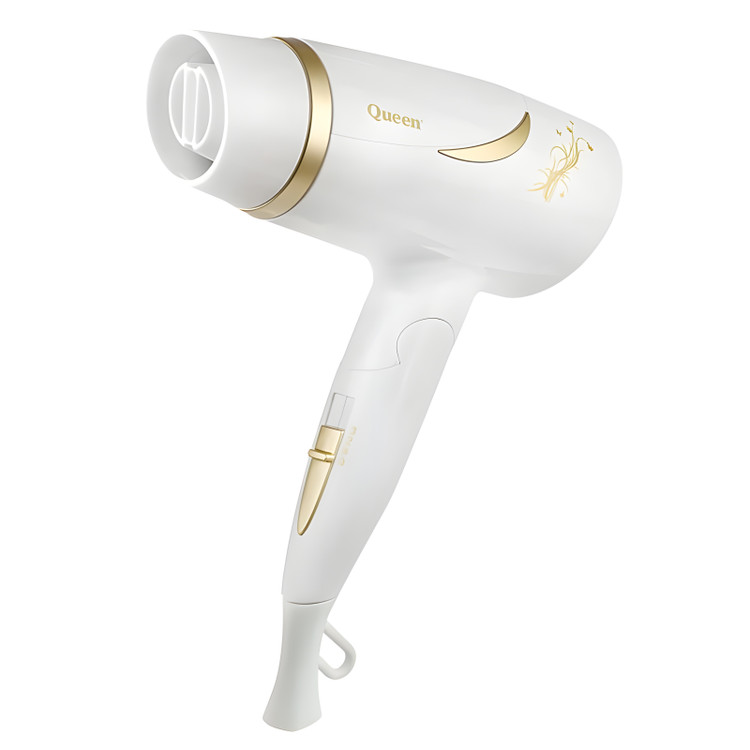 سشوار مسافرتی کویین 1600 وات مدل HD360 سبک و کاربردی