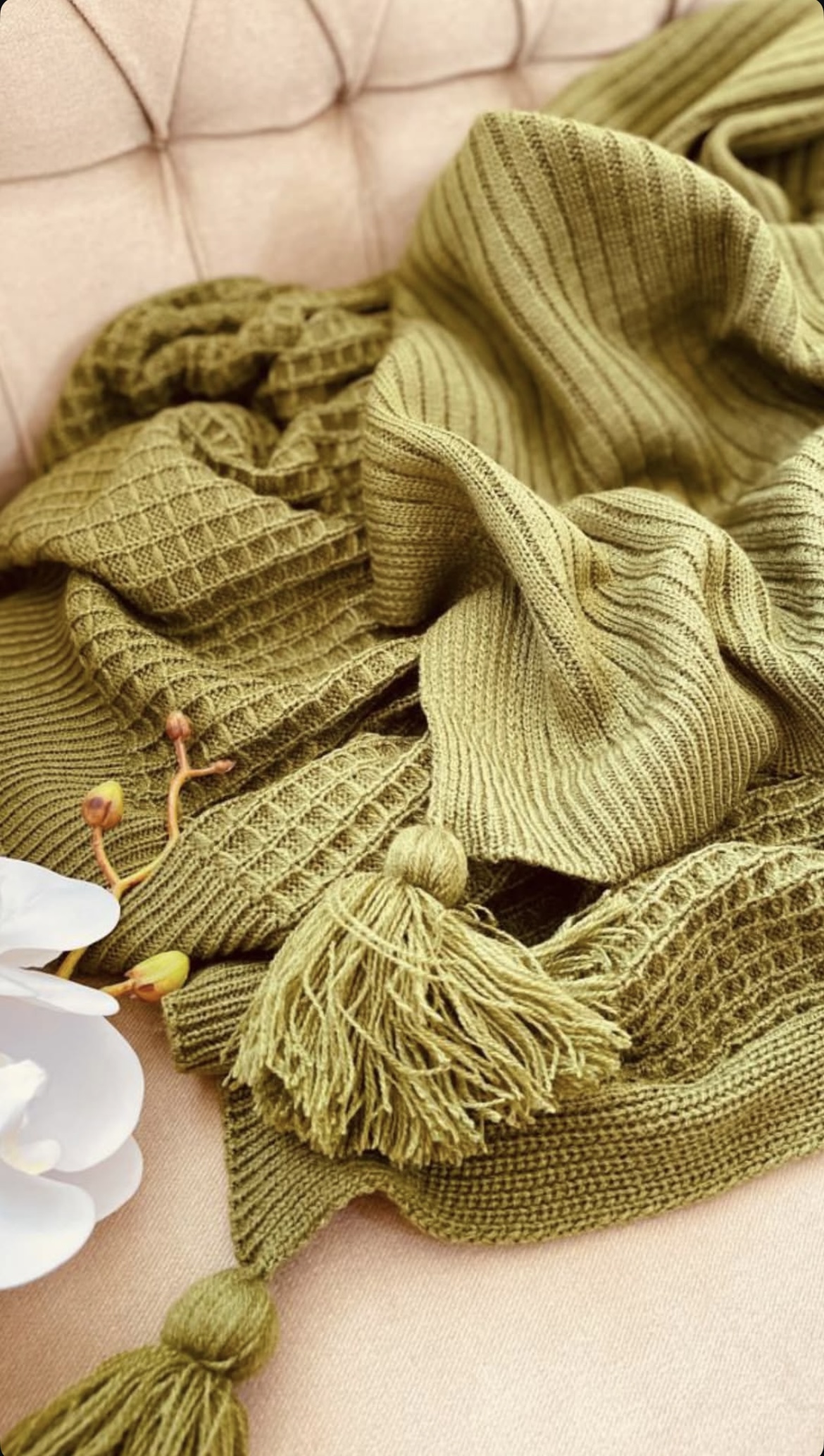 شال مبل طرح پیکه بافتی مناسب خانه و آپارتمان