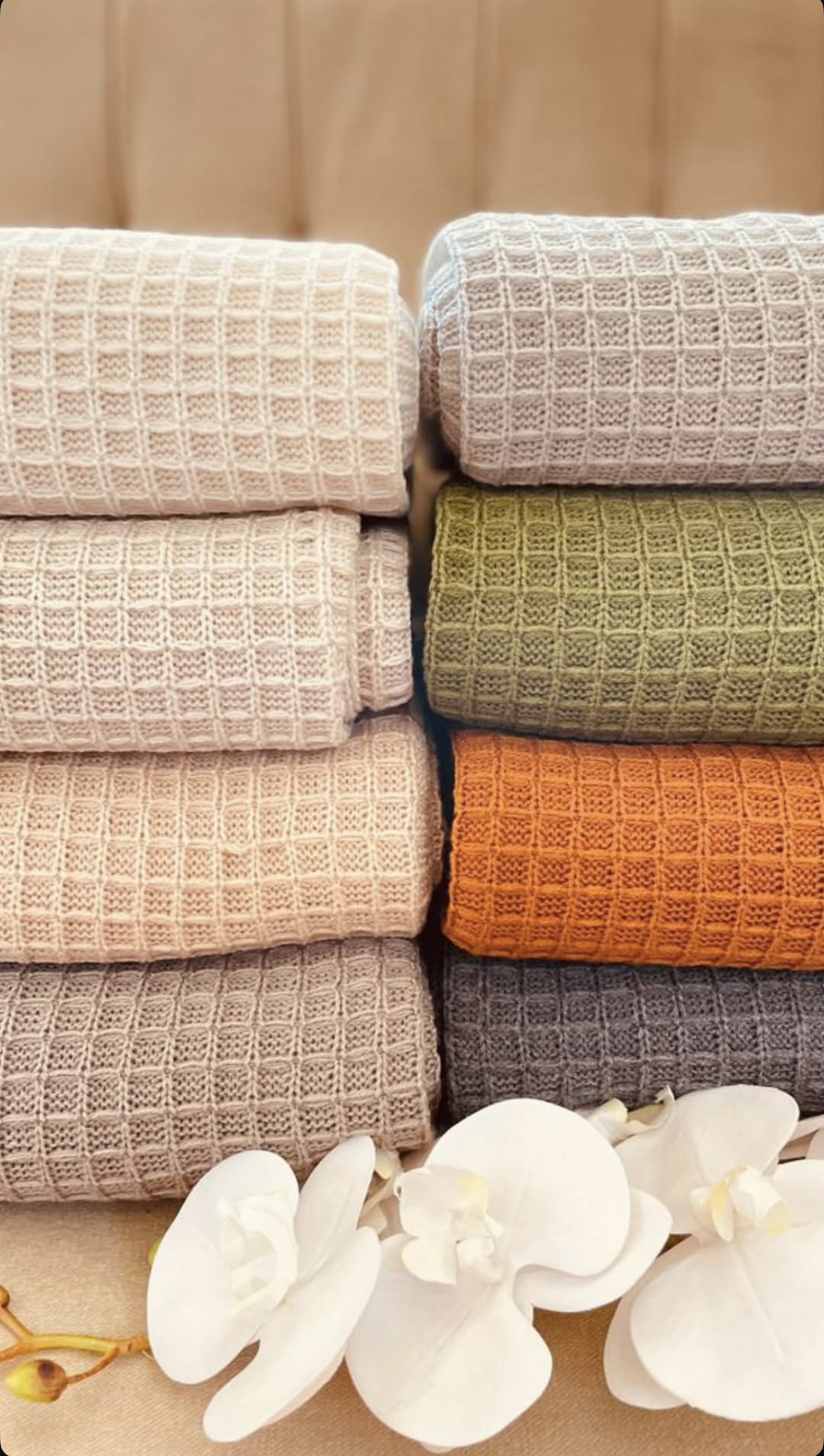 شال مبل بافتی برای اتاق نشیمن و پذیرایی