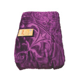 پتو گلبافت مدل گل برجسته مناسب خواب آرام