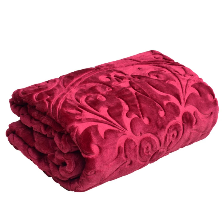 پتو گلبافت مدل گل برجسته یکنفره سایز 220×160