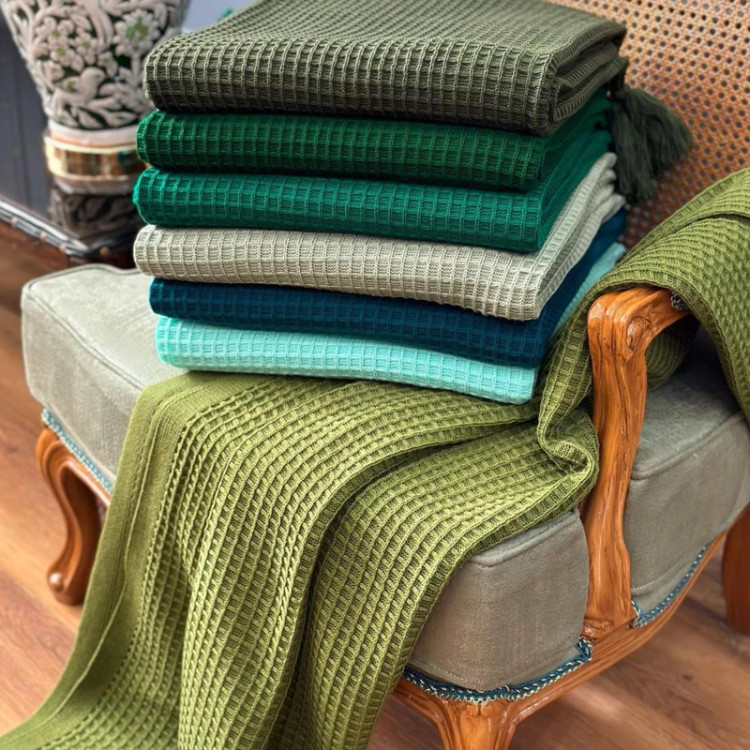 شال مبل سایز متوسط 170×140 بافتی و شیک