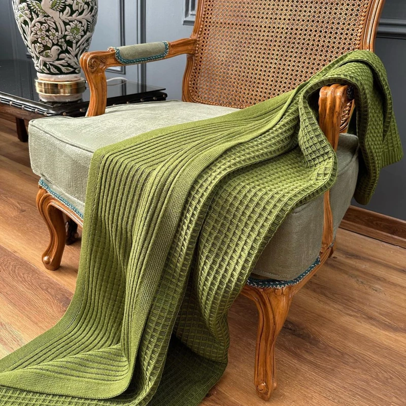 شال مبل بافتی طرح پیکه با کیفیت و دوام بالا