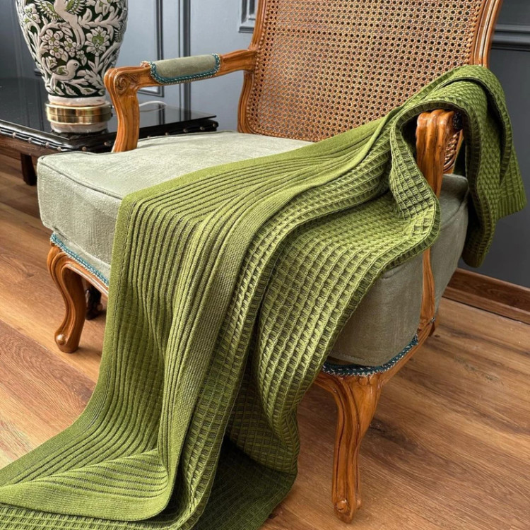 شال مبل بافتی طرح پیکه با کیفیت و دوام بالا