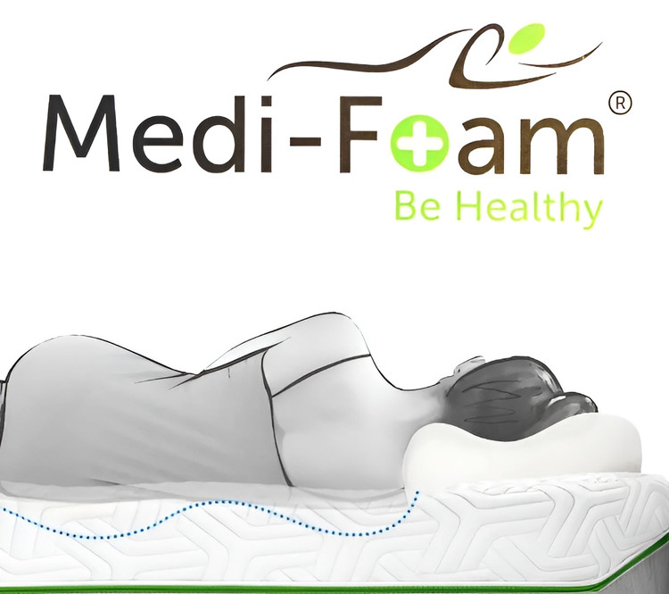 بالشت لارج مموری فوم مدی فوم مناسب حمایت از گردن