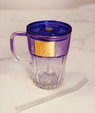 ماگ بنفش پیرکس با کیفیت بالا و طرح خرسی جذاب