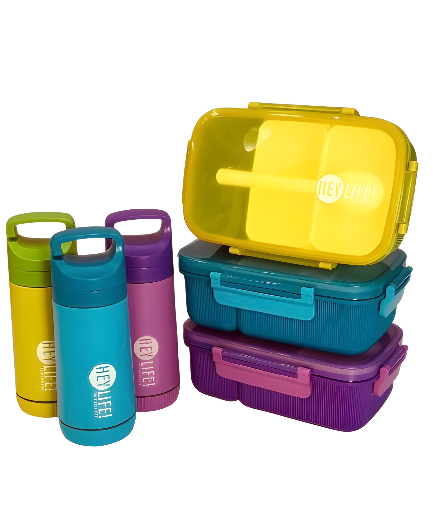 ست ظرف غذا و قمقمه مدل های لایف مناسب مدرسه و محل کار