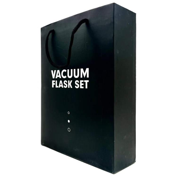 فلاسک خلأی 0.5 لیتر به همراه سه لیوان مخصوص سفر